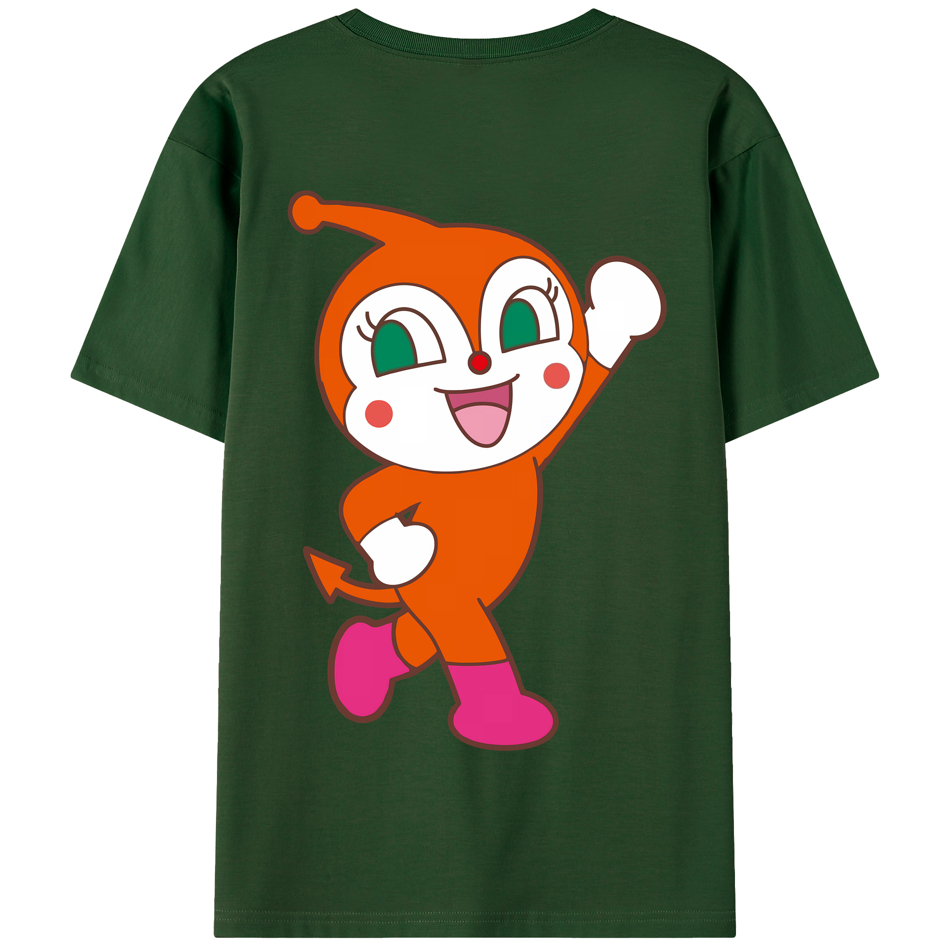 （画像用） アンパンマン Anpanman 綿100％半袖Tシャツ（背面プリント）